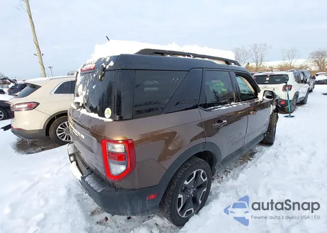 2022 Ford Bronco Sport Outer Banks z USA, uszkodzony, nr VIN 3FMCR9C63NRD12873